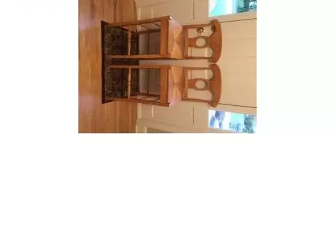 SET OF TWO BAR HEIGHT STOOLS-WILL NOT SEPARATE